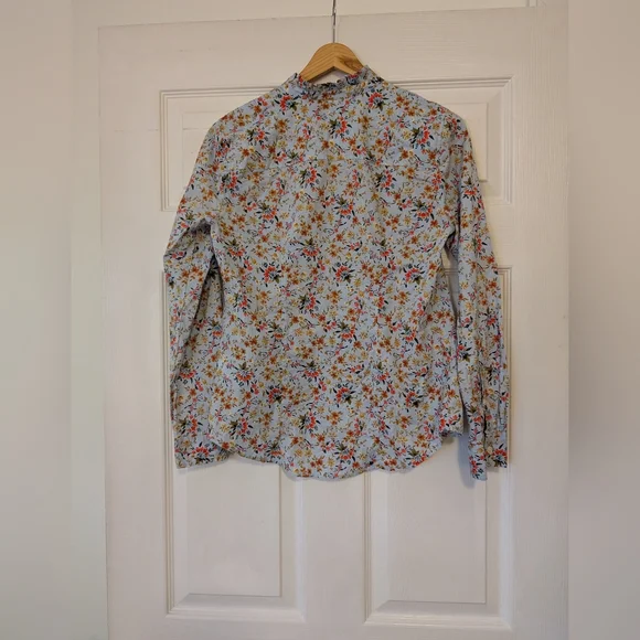 J. Crew Meechantile Women's Floral Button Down Shirt - Multicolor Size X Small - Picture 2 of 6